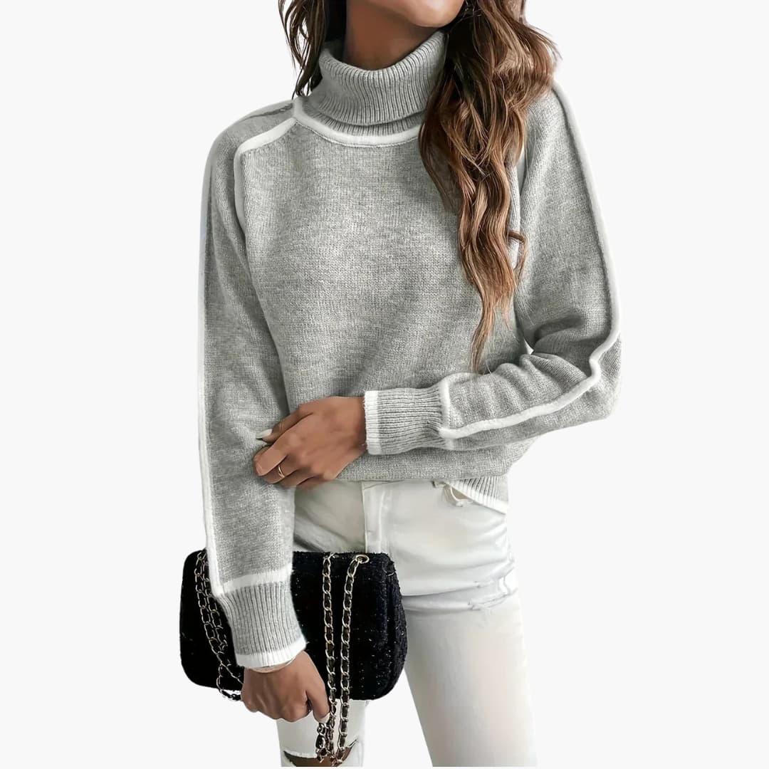 Oversize Rollkragenpullover für Damen – gemütlich & stylisch