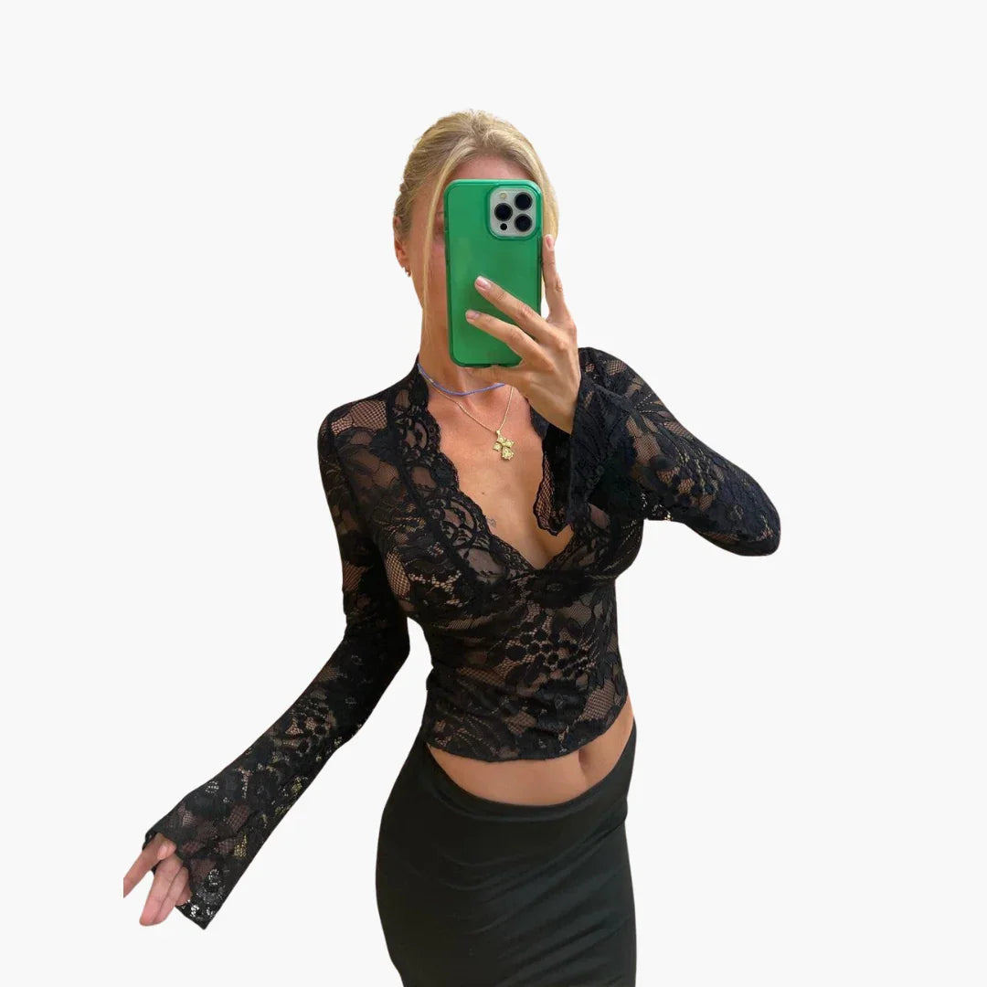 Spitzen Top für Damen