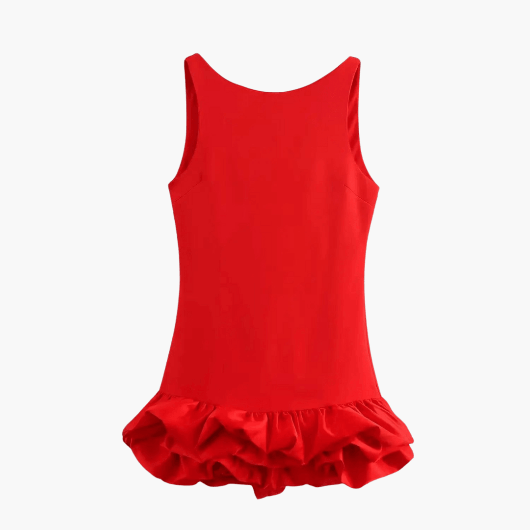 Rüschen Mini Kleid für Damen – Elegant & Party-tauglich