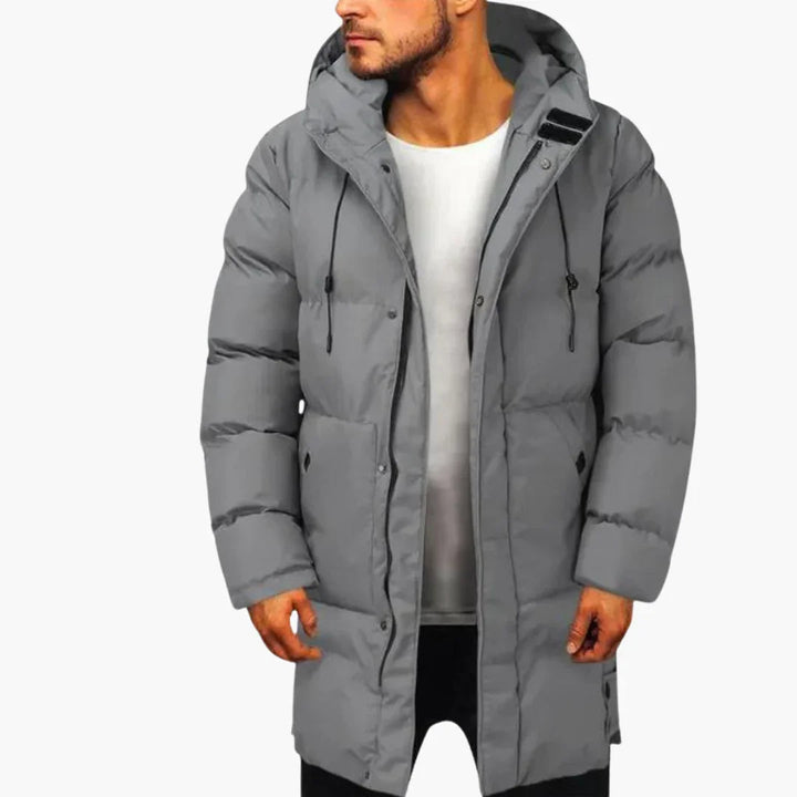 Gefütterte Parka Jacke für Herren