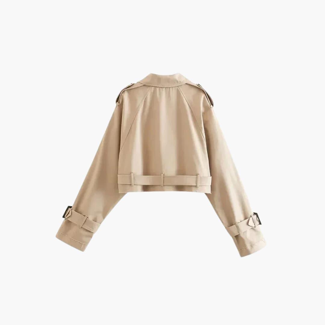 Gürtelschlaufen Trenchjacke für Damen
