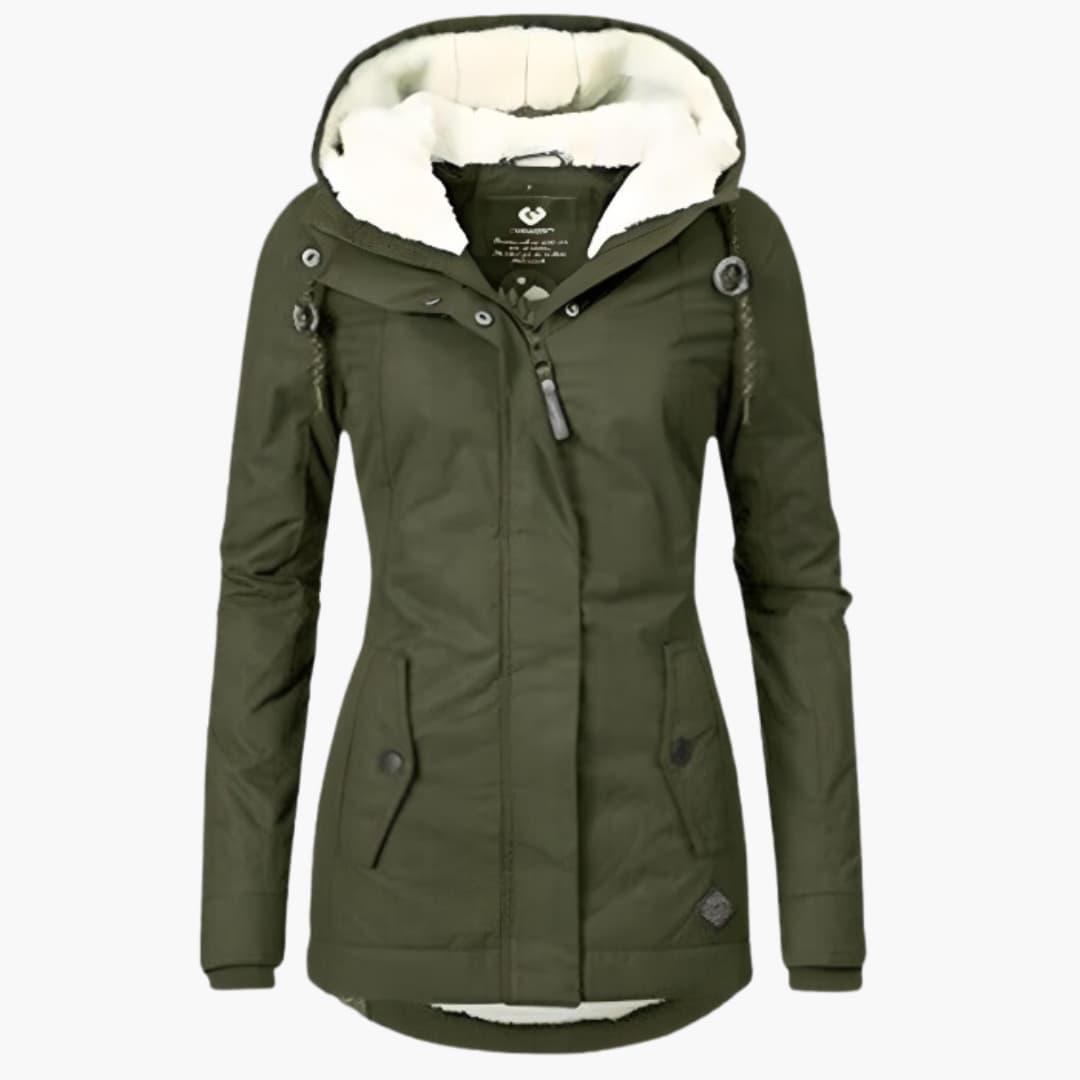 Wasserdichter Damen - Wintermantel mit warmem Innenfutter