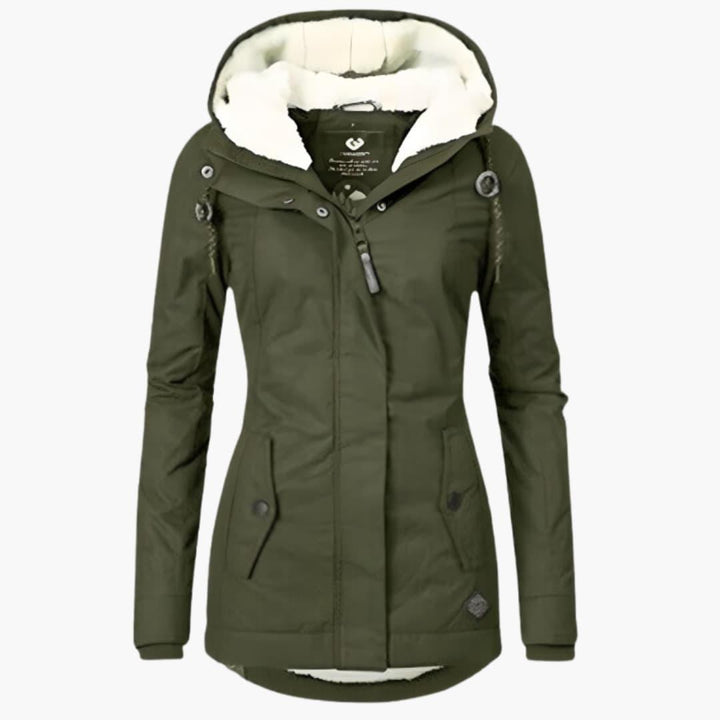 Wasserdichter Damen - Wintermantel mit warmem Innenfutter