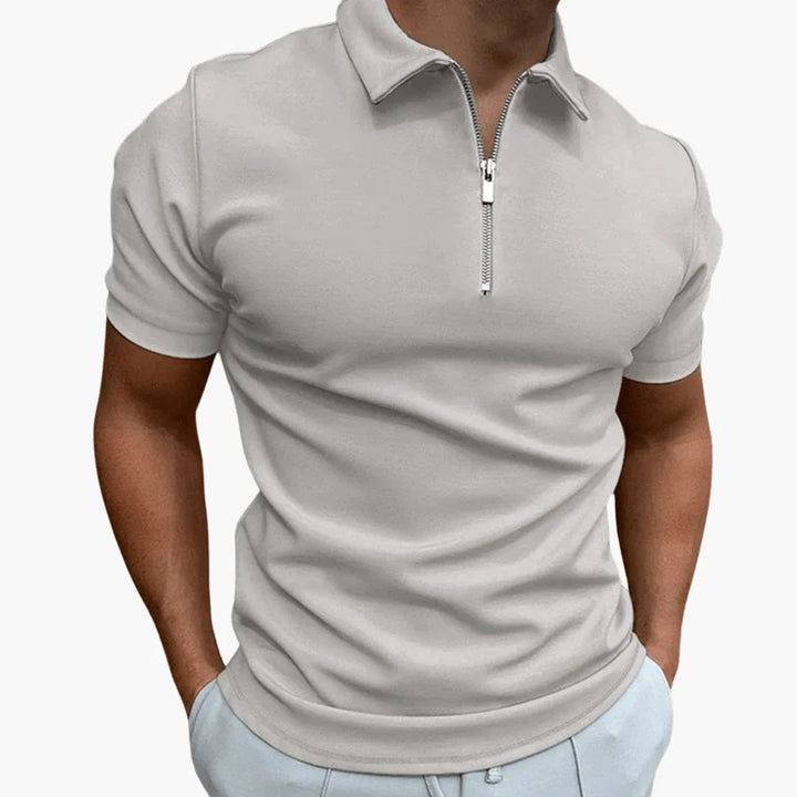 Zip Polohemd für Herren