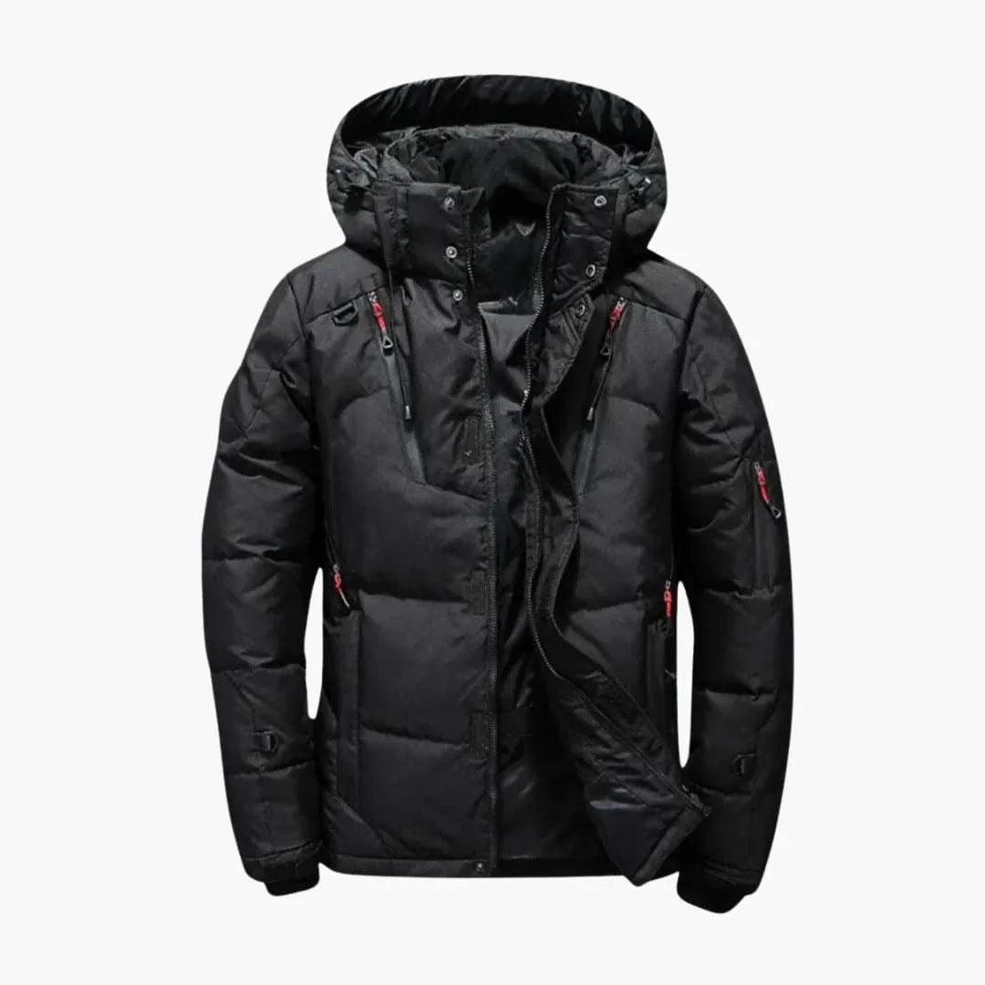 Gefütterte Daunenjacke für Herren