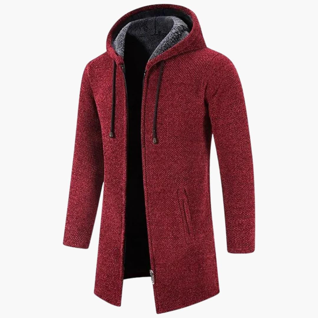 Gepolsterte Kapuzenjacke für Herren