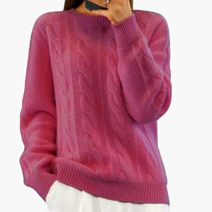 Warmer Strickpullover für Damen