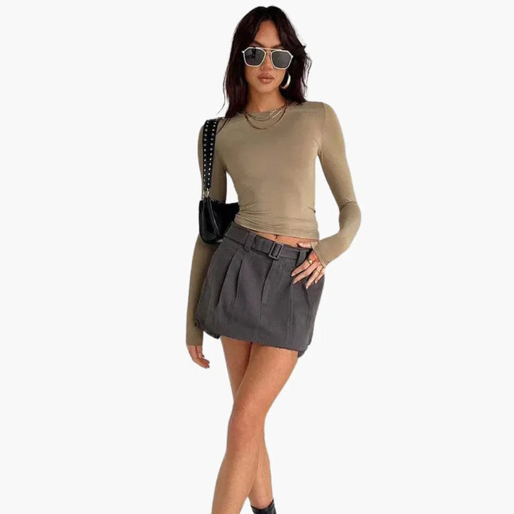 Slim Fit Langarmshirt für Damen