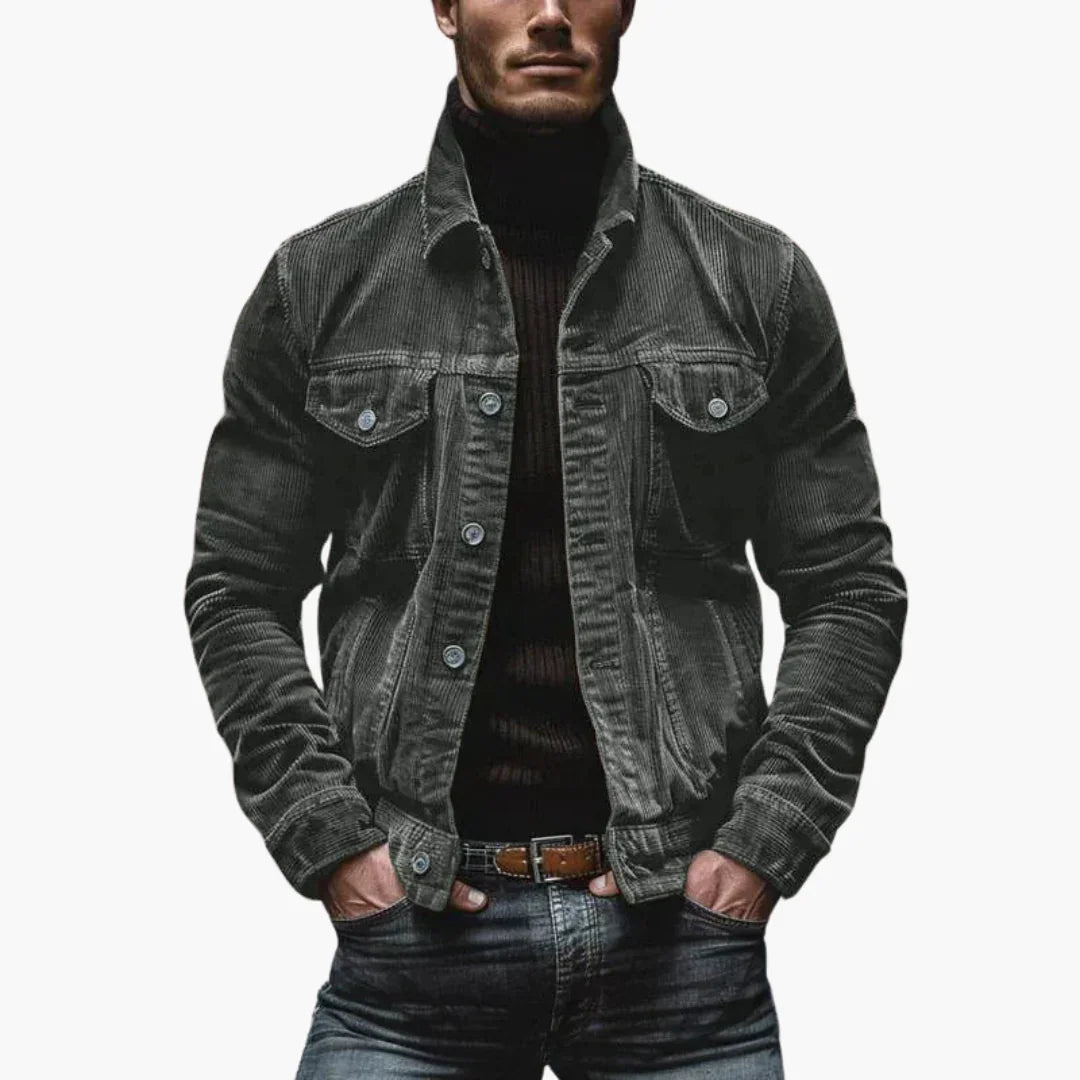 Klassische Cordjacke für Herren