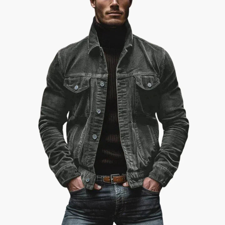 Klassische Cordjacke für Herren