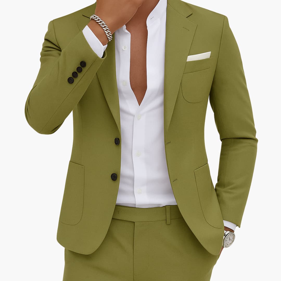 Herrenanzug-Set mit Blazer und Hose für alle Jahreszeiten