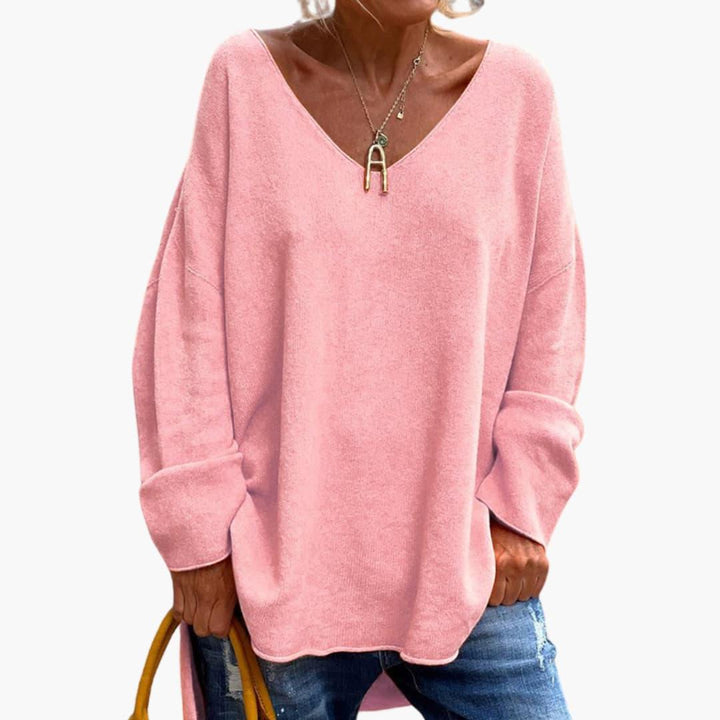 Oversized Langarm-Shirt für Damen