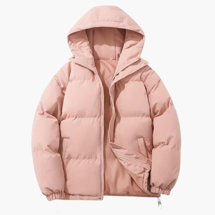 Damen Kapuzen jacke mit Reißverschluss und Seitentaschen