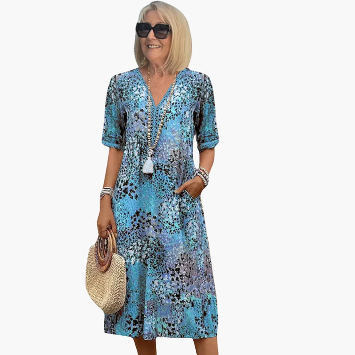 Florales Freizeitkleid für Damen