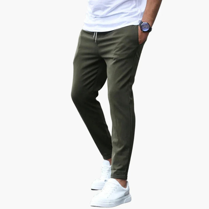 Elastische Stoffhose für Herren