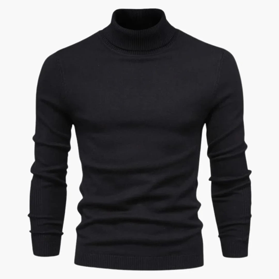Exklusiver Rollkragenpullover für Herren