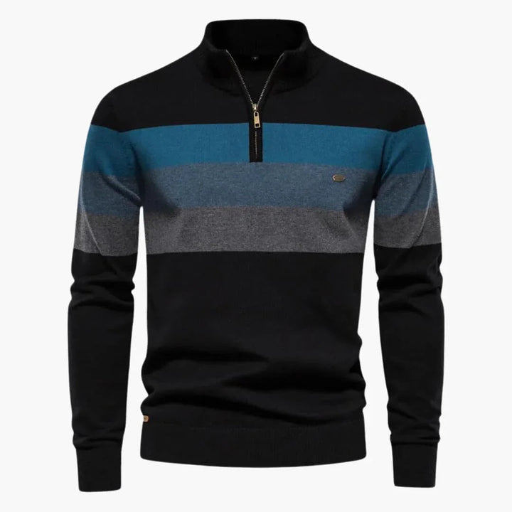 Viertelreißverschluss Pullover für Herren