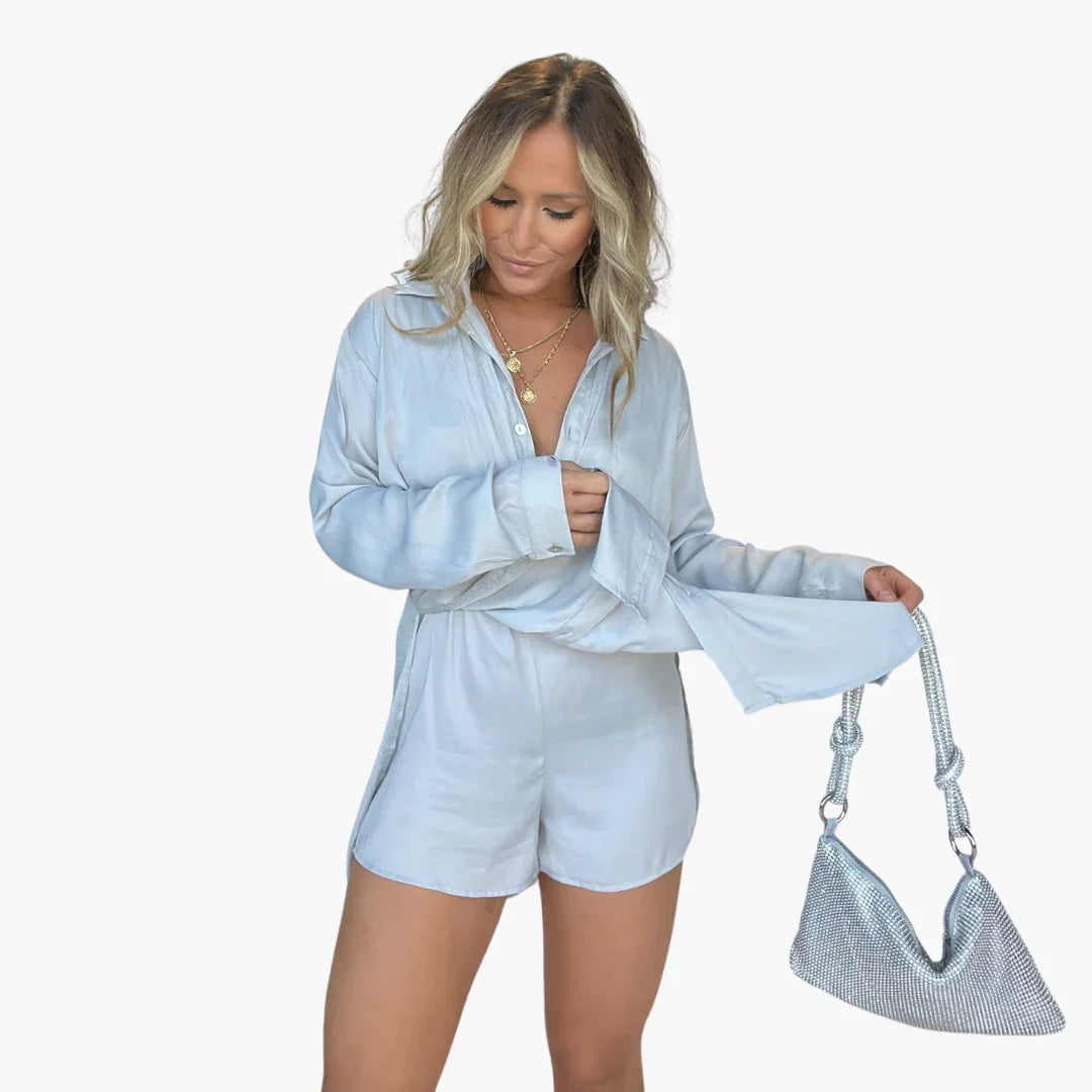 Fließender Romper Dress für Damen