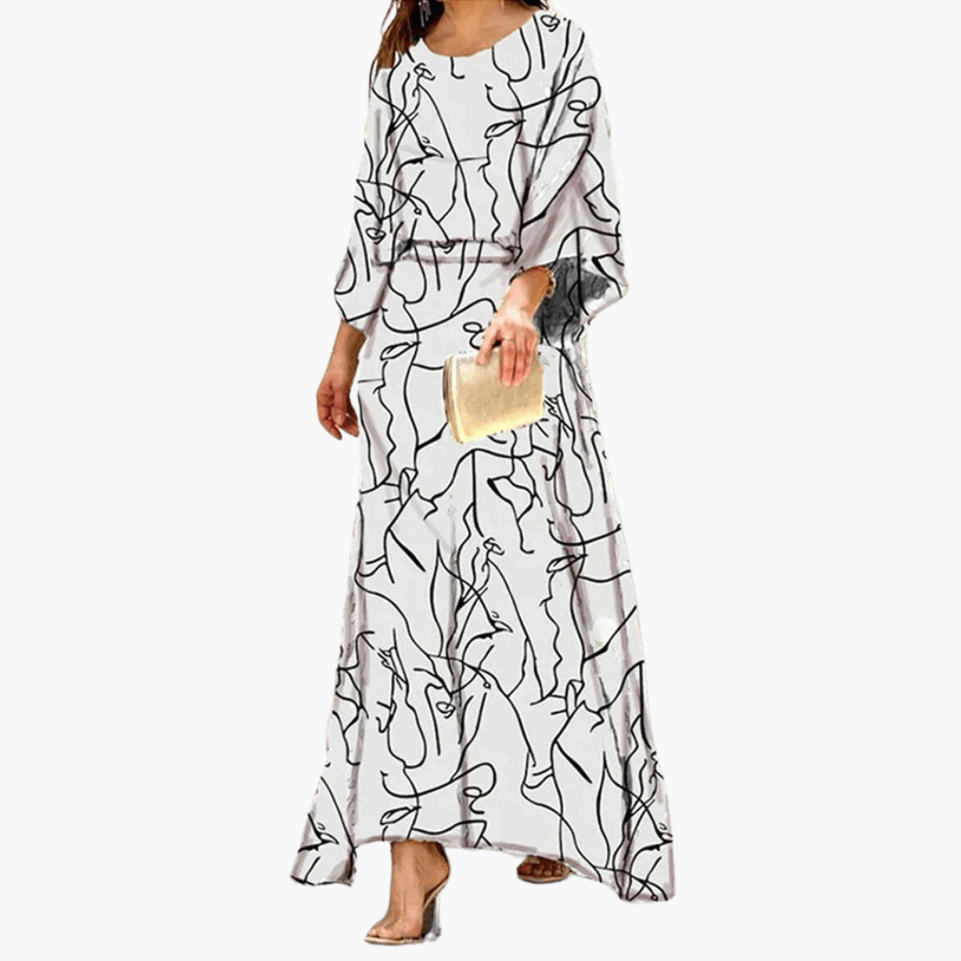 Damen Maxikleid mit Druck – Boho & Sommerkleid Stil