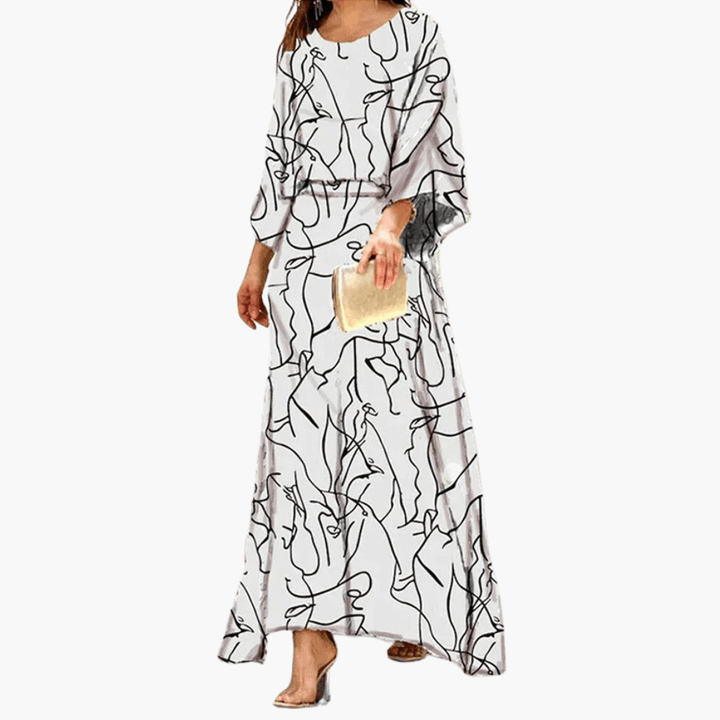 Damen Maxikleid mit Druck – Boho & Sommerkleid Stil