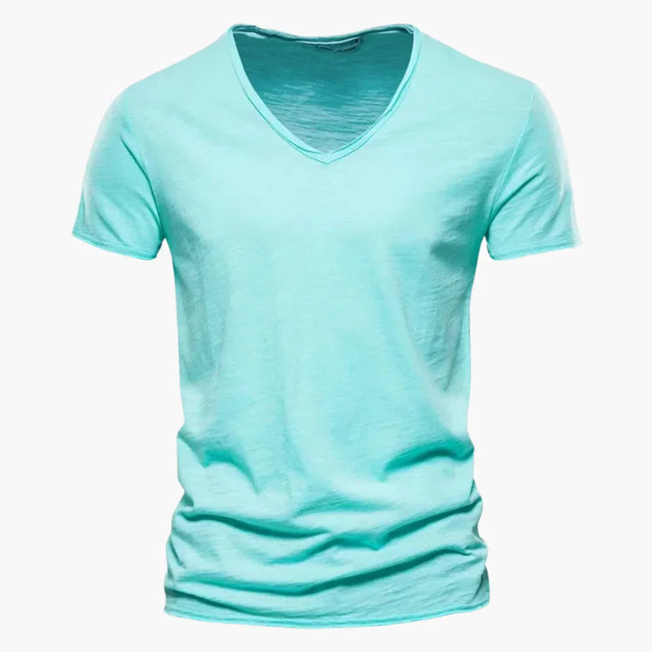 V-Ausschnitt Slim Fit T-Shirt für Herren