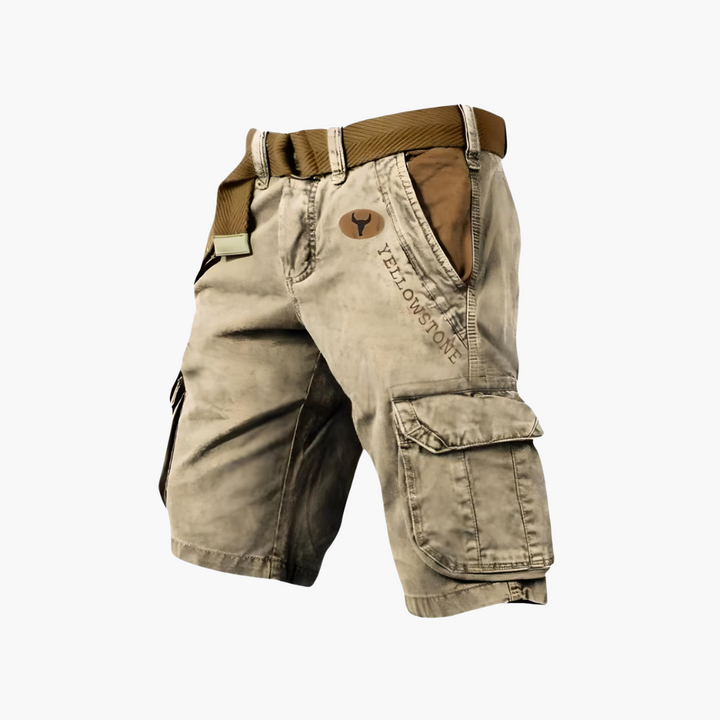 Langarm Cargohemd mit Taschen für Herren
