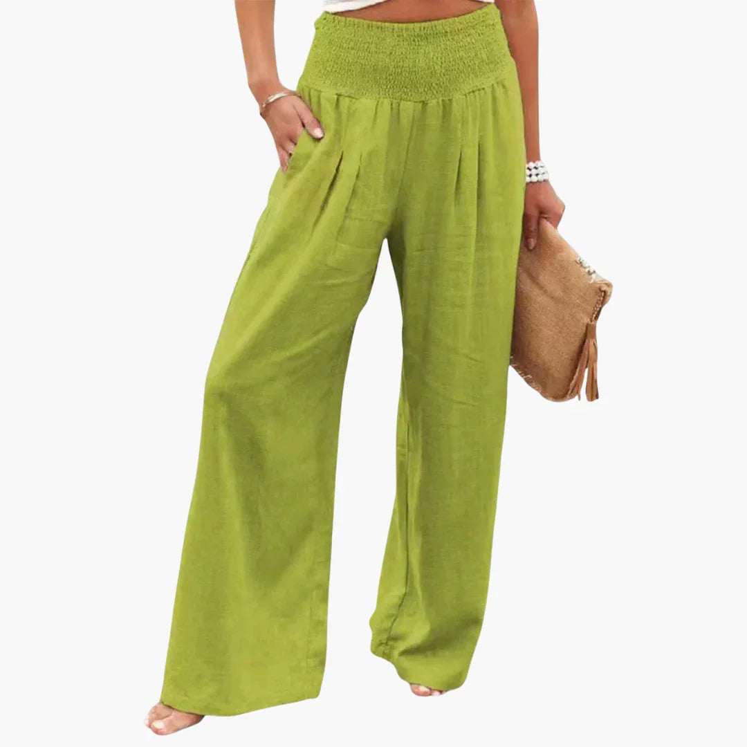 Weit geschnittene Hose für Damen