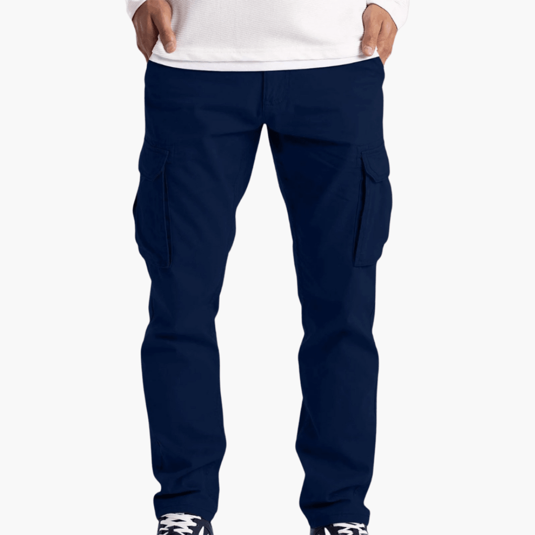 Casual style cargo pants for men - with many pockets