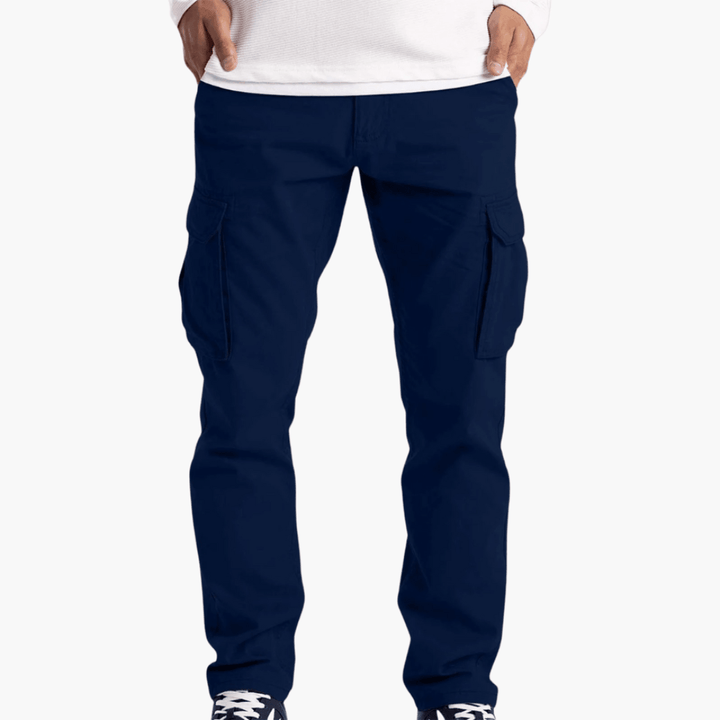 Casual style cargo pants for men - with many pockets