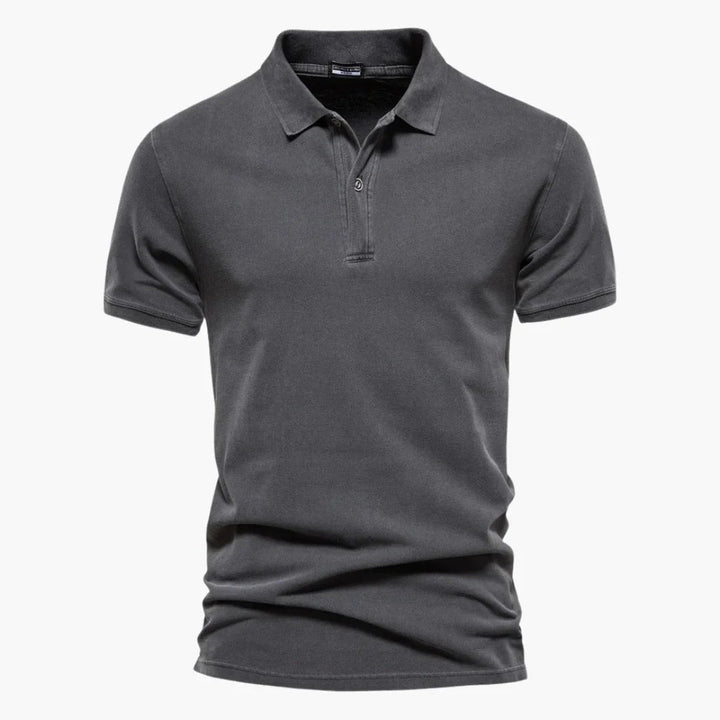Schlankes Poloshirt mit Kragen für Herren