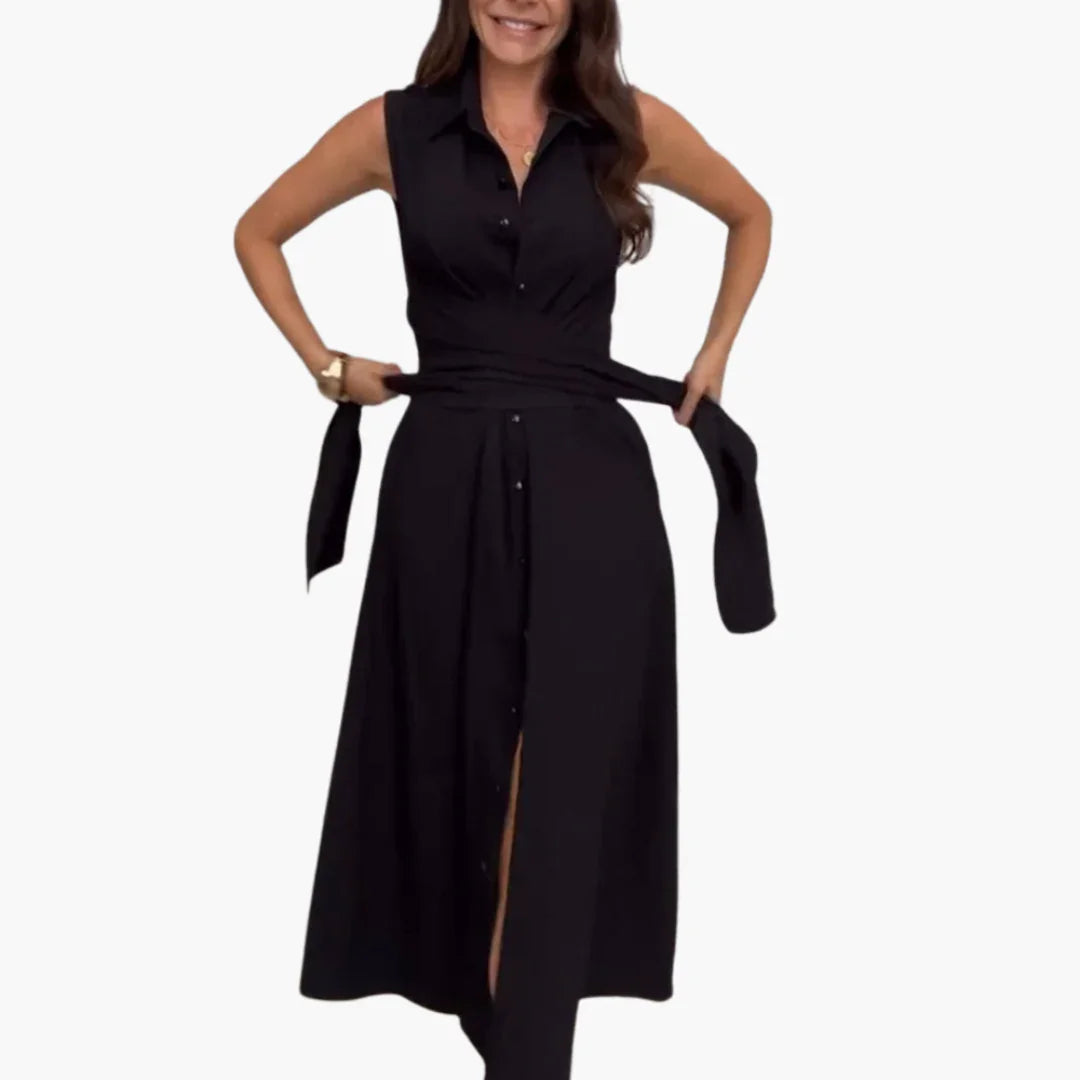 Spitzen Faltenkleid für Damen