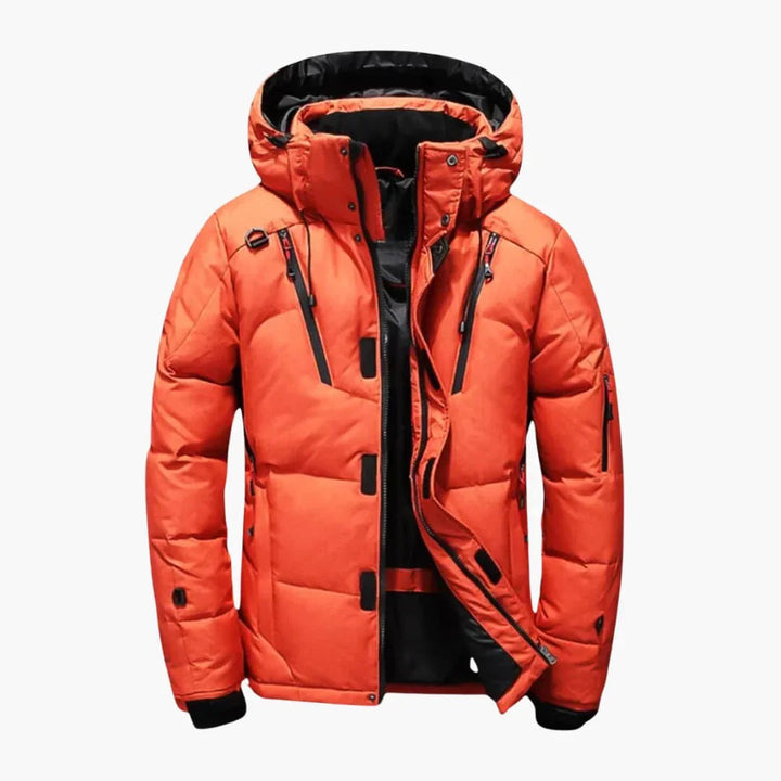 Gefütterte Daunenjacke für Herren
