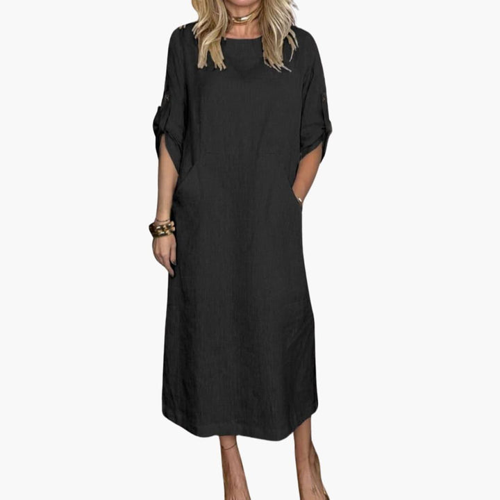 Bequemes Damen Sommerkleid mit Taschen - Perfekt für den Alltag
