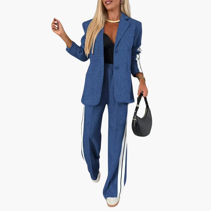 Zweiteiliges Set mit Seiteneinsätzen für Damen