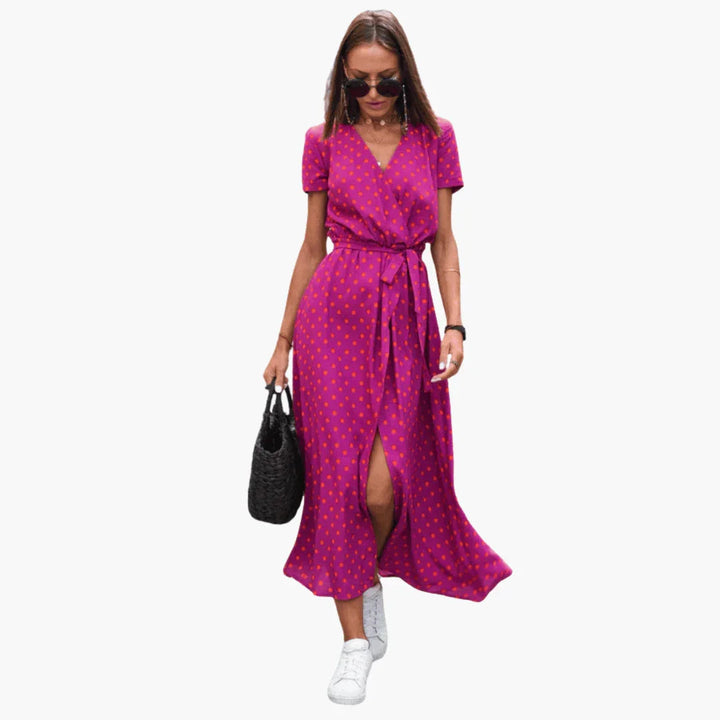 Wickelkleid mit Taillenbund für Damen