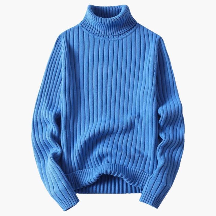 Gerippter Rollkragenpullover für Damen – stylisch & bequem
