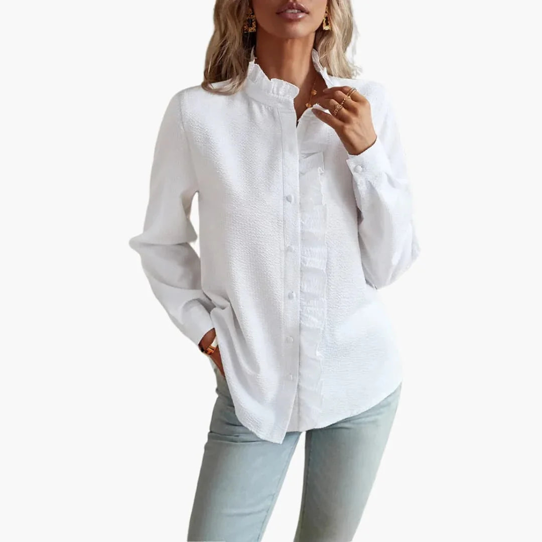 Strukturierte Bluse für Damen