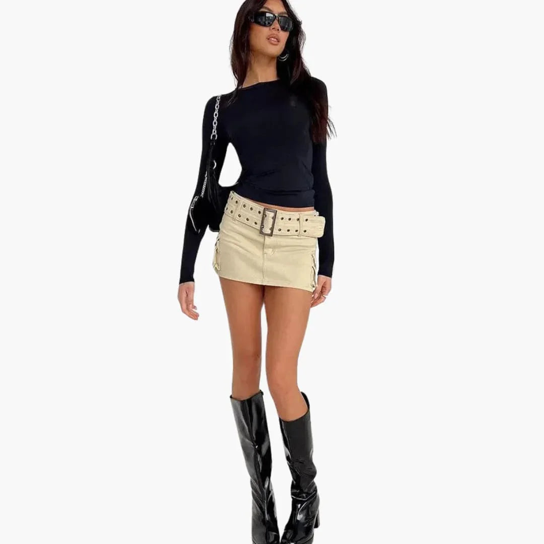 Slim Fit Langarmshirt für Damen