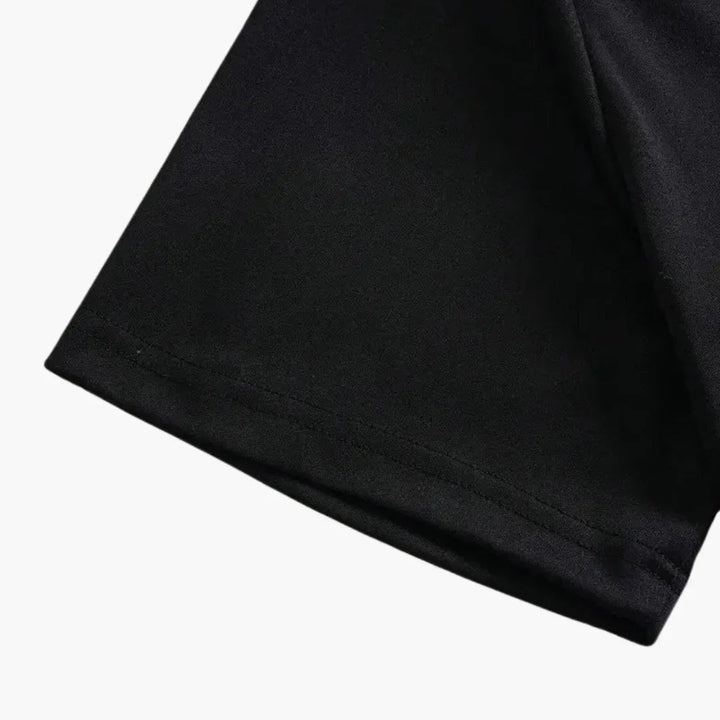 Glattes V-Ausschnitt T-Shirt für Herren