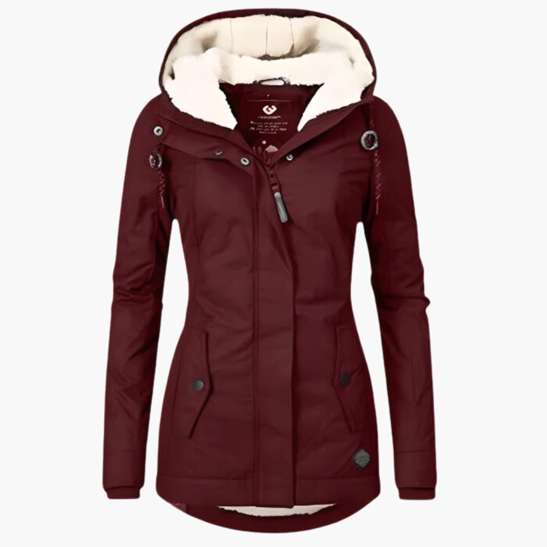 Wasserdichter Damen - Wintermantel mit warmem Innenfutter