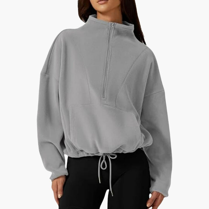 Damen Fleecejacke – Warmes Polarfleece-Sweatshirt Winter