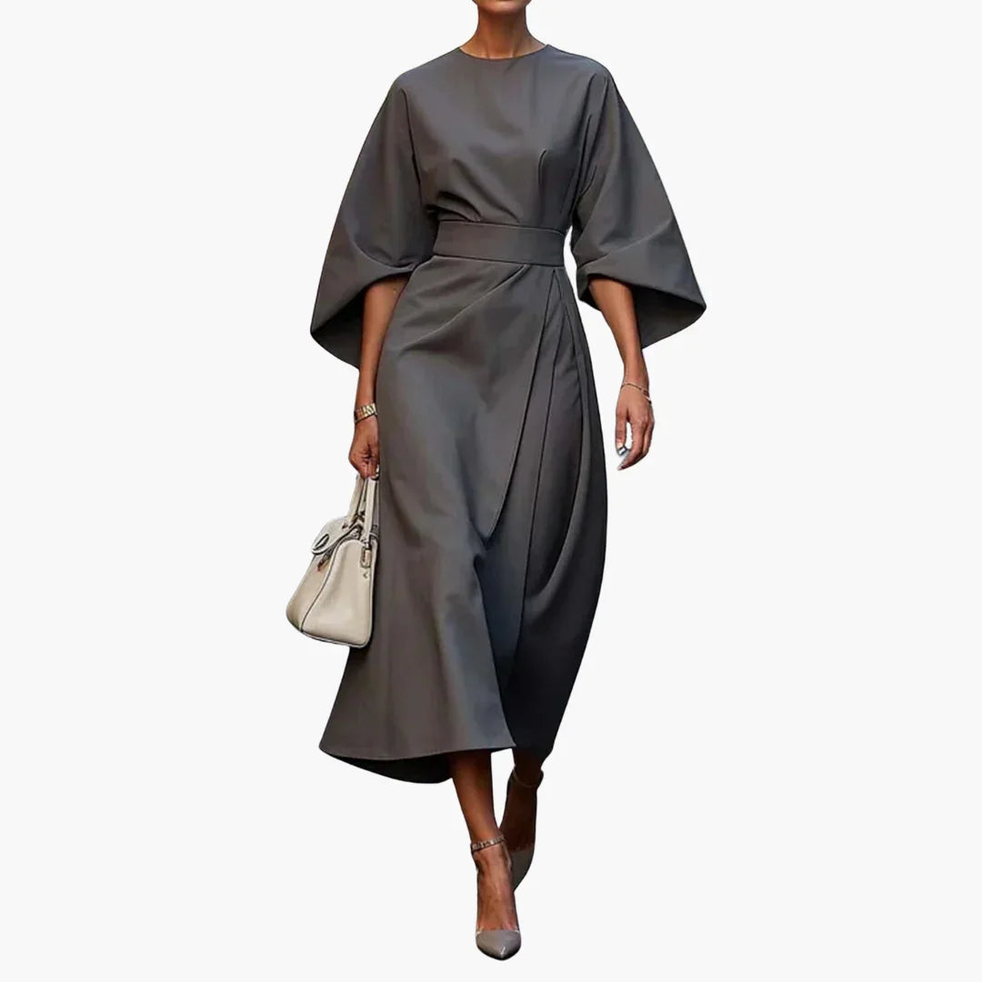 Gürtel Midikleid für Damen