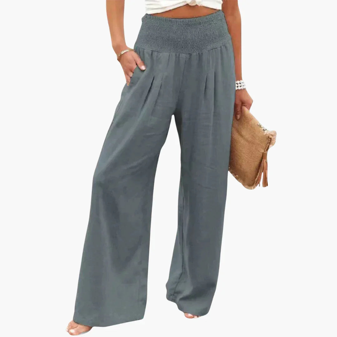 Weit geschnittene Hose für Damen