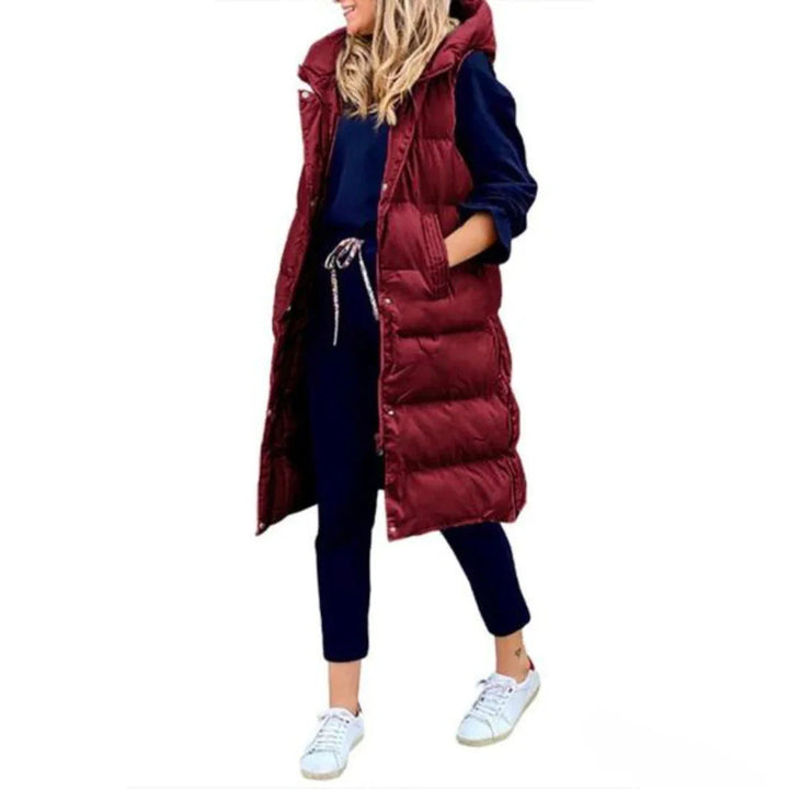 Langer Stepp-Bodywarmer für Damen