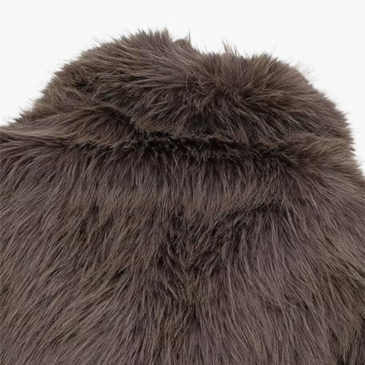 Flauschiger Mantel für Damen