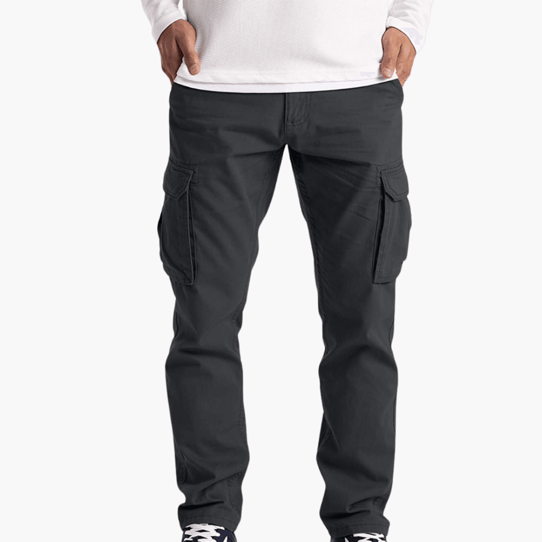 Casual style cargo pants for men - with many pockets