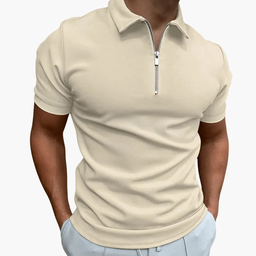 Zip Polohemd für Herren