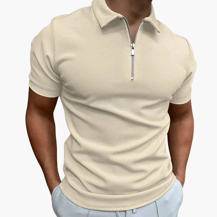 Zip Polohemd für Herren