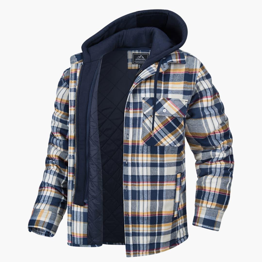Kariertes Flanelljacke für Herren