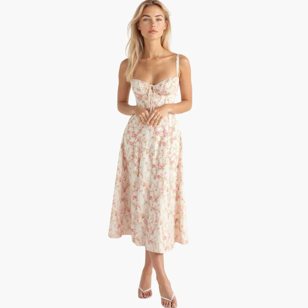 Schnürung Bustier Kleid für Damen